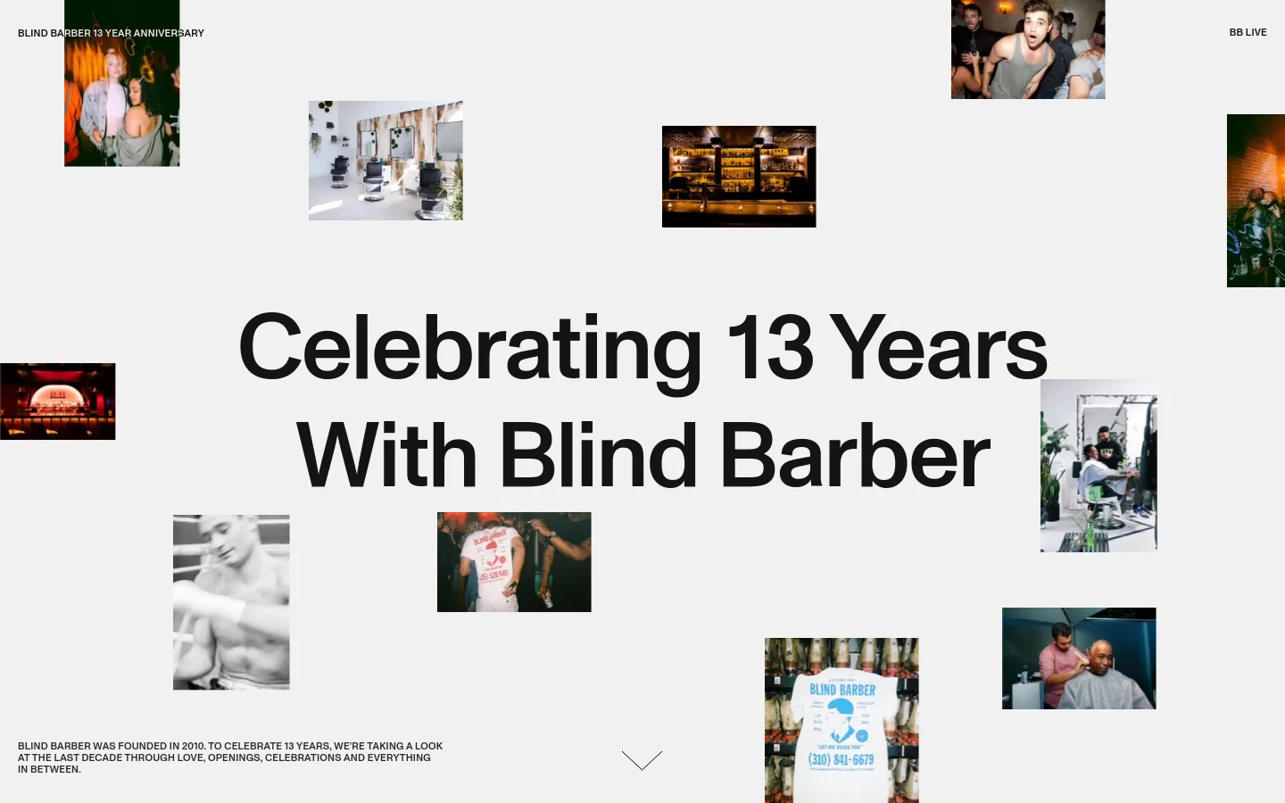 Blind Barber anniversary